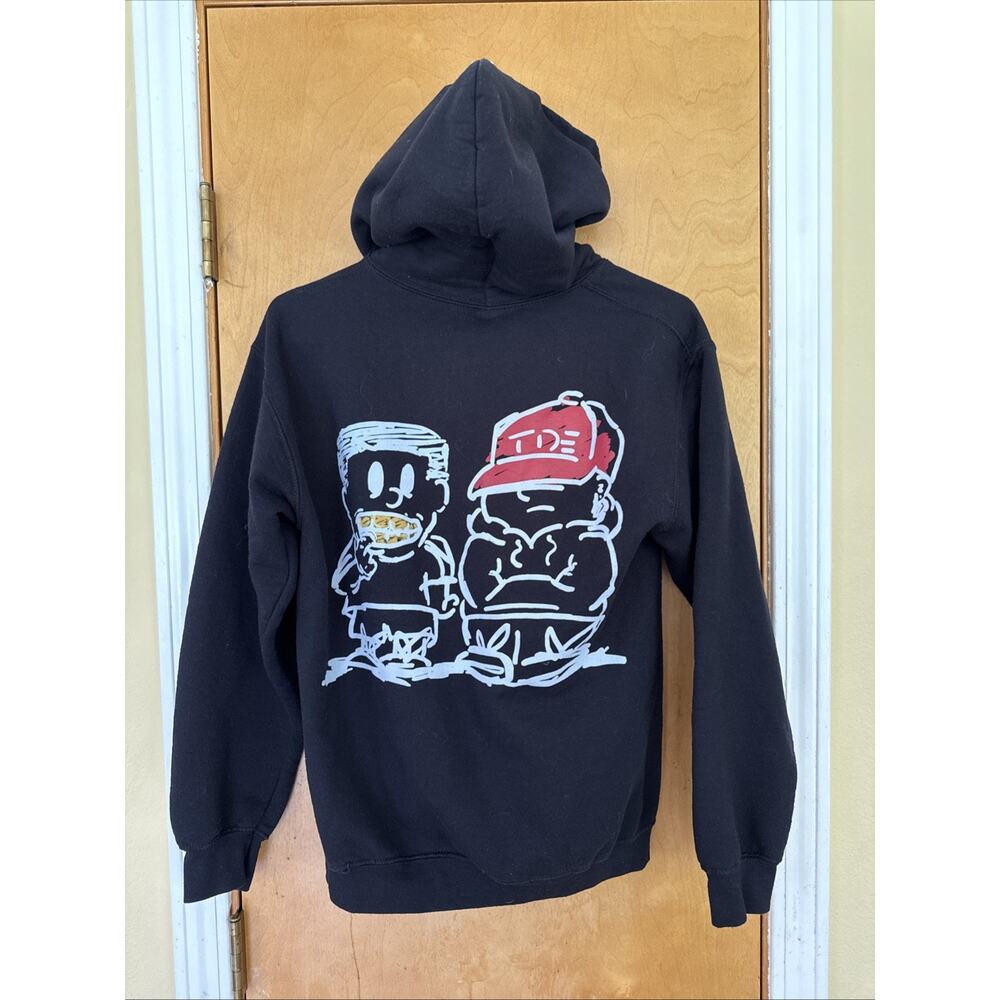 Kendrick Lamar x TDE Isaiah Rashad Top Dog & Sunny Hoodie Size Small